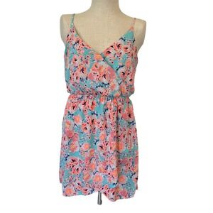 Lush‎ Women's Dress Floral Size Medium Gauze Wrap